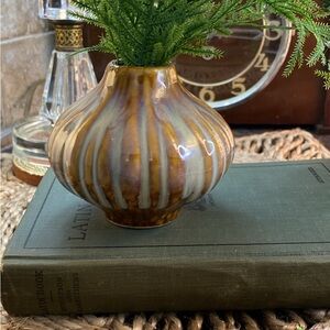 Vintage Drip Glaze Vase